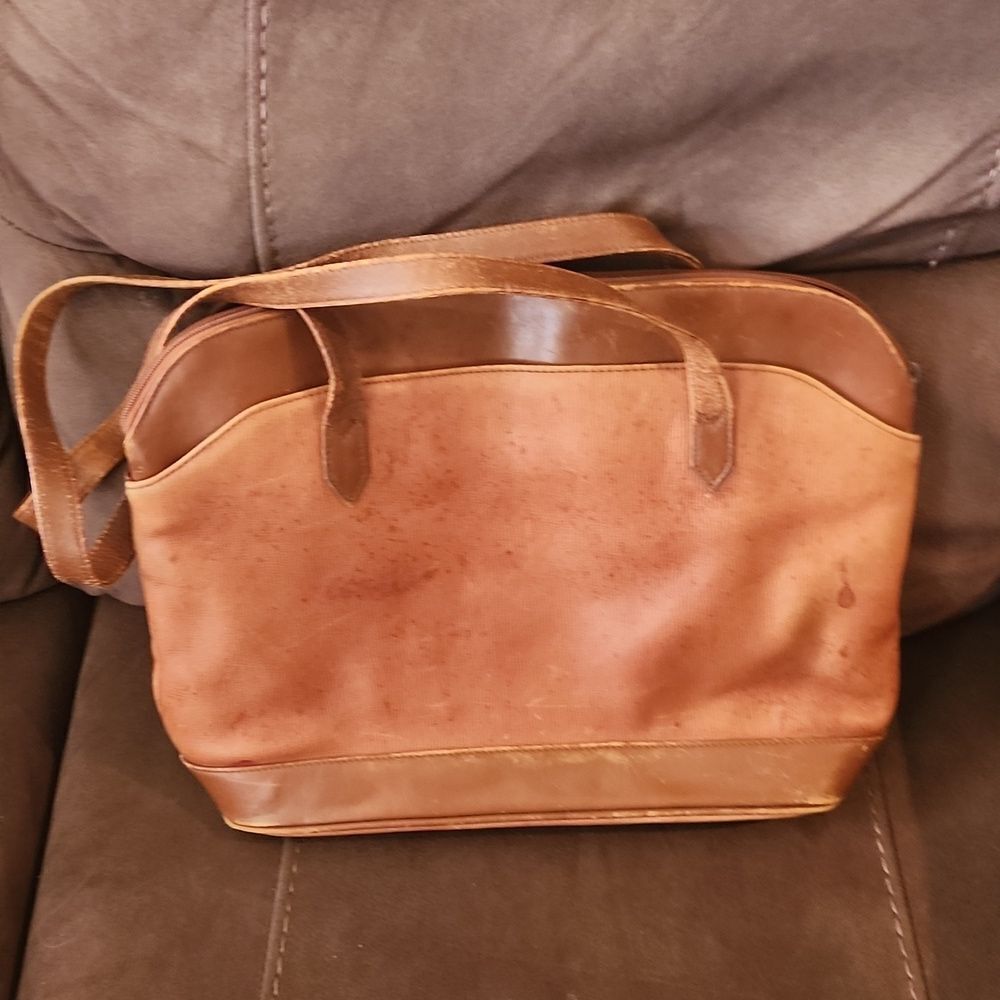 Vintage Lord & Taylor Leather Shoulder Bag